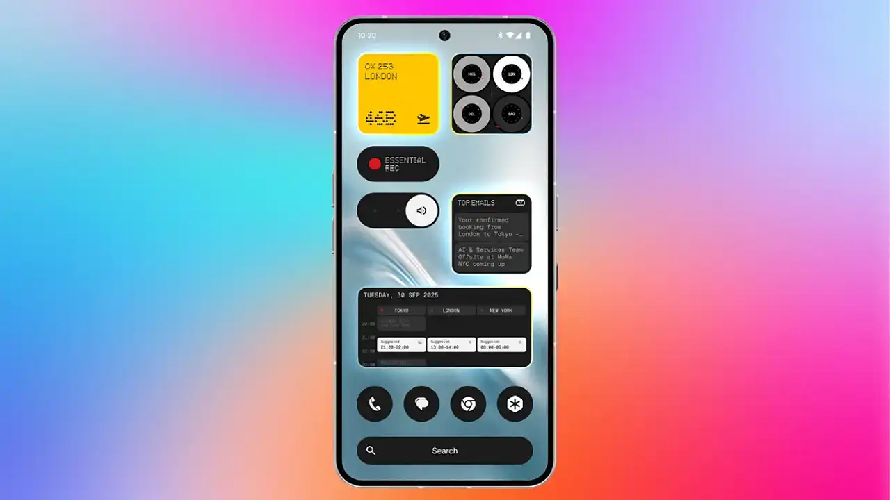 Nothing внедрила ИИ-инструменты для создания приложений на Nothing Phone 3