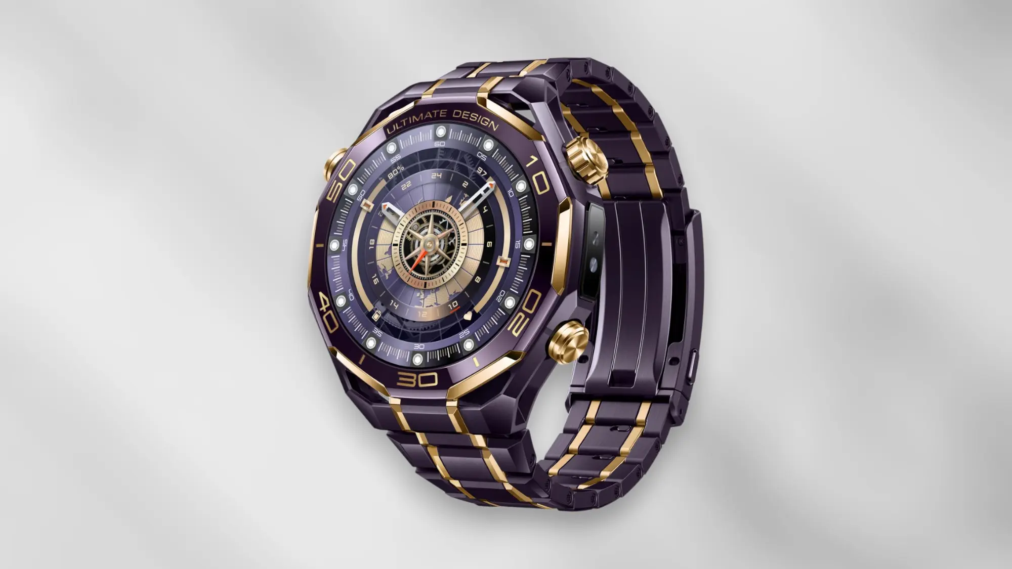 Huawei представила смарт-часы Watch Ultimate Design Royal Gold Edition с золотой отделкой