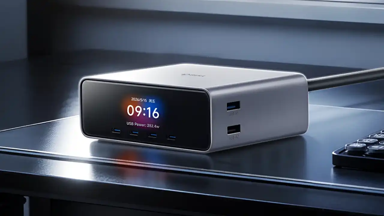 GaN-разветвитель Bull Smart Super Charging Station Ultra на 300 Вт